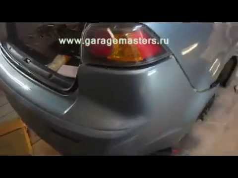 как снять задний бампер на мицубиси лансер Mitsubishi Lancer