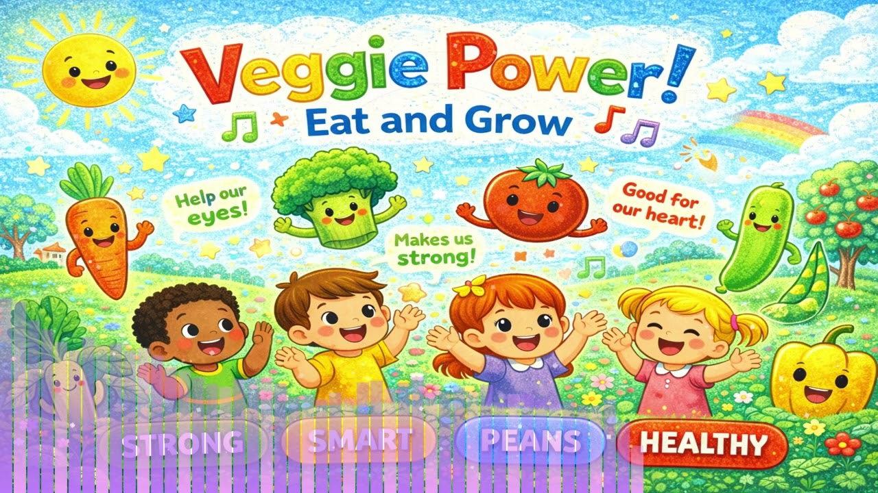 Veggie Power! Eat and Grow (Kids Songs)