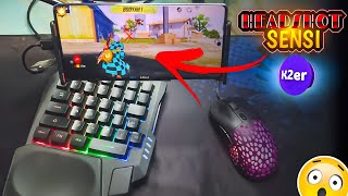 "2026 - K2er New Headshots Sensitivity Setting After OB52 Update 😱 / K2er New Headshot Sensi 🎯"