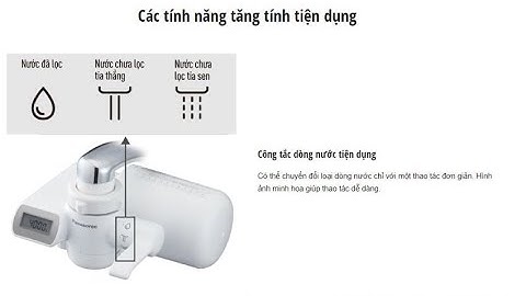 Máy lọc nước tài vòi Panasonic TK-CJ 300