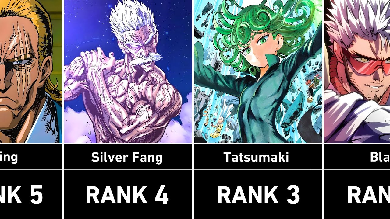 All S-Class Heroes in One Punch Man - YouTube