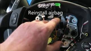 Removing Airbag and Steering Wheel from a Maserati GranTurismo