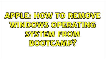 Apple: How to remove Windows Operating system from Bootcamp? (2 Solutions!!)