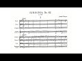 Haydn symphony no 62 in d major with score