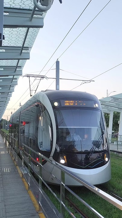 蘇州高新区有軌電車2号線 中国中車南京浦鎮車輛有限公司製車両 蘇州新区火車駅にて 2024/8/22 YouTube