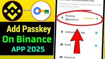 How To Add Passkey On Binance App | Enable Passkey in Binance Account 2025 | Technology Hassan