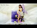 HOW TO PAINT ANGEL CAKE ART WONDERFUL | Cách Làm Bánh Vẽ Thiên Thần Tuyệt Đẹp