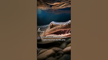 Tiktaalik, an evolutional first. #viral #learning #extinctspecies #trending #evolution #transition