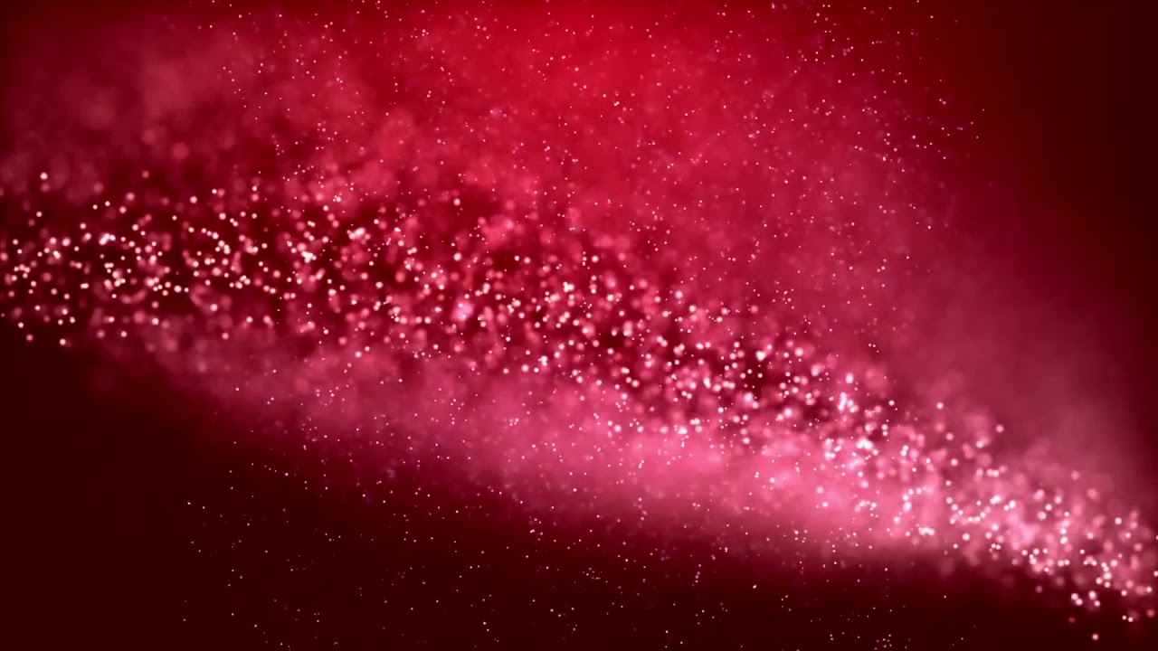 Red Brilliant Glitter Particles Relaxing | Relax Screensaver