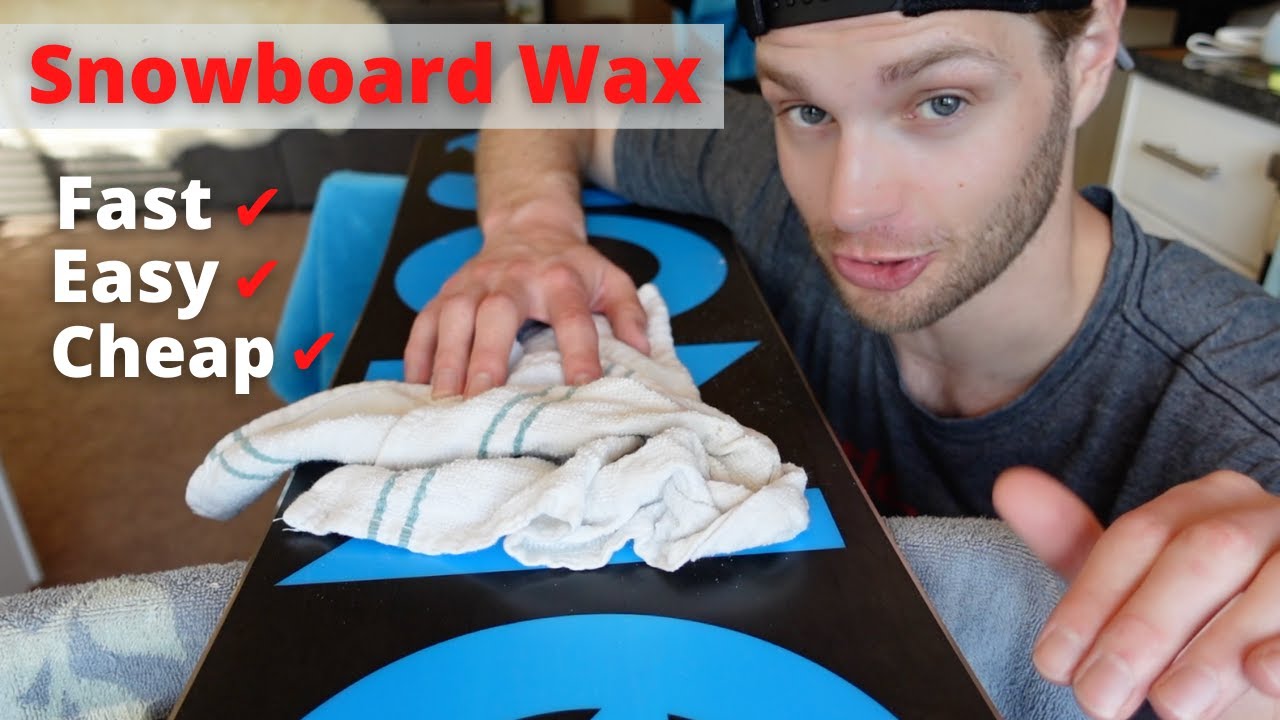 How to wax a Snowboard for beginners