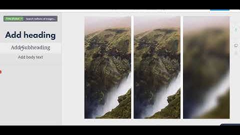 DesignBold - Online Graphic Design Tool | How to blur your photo