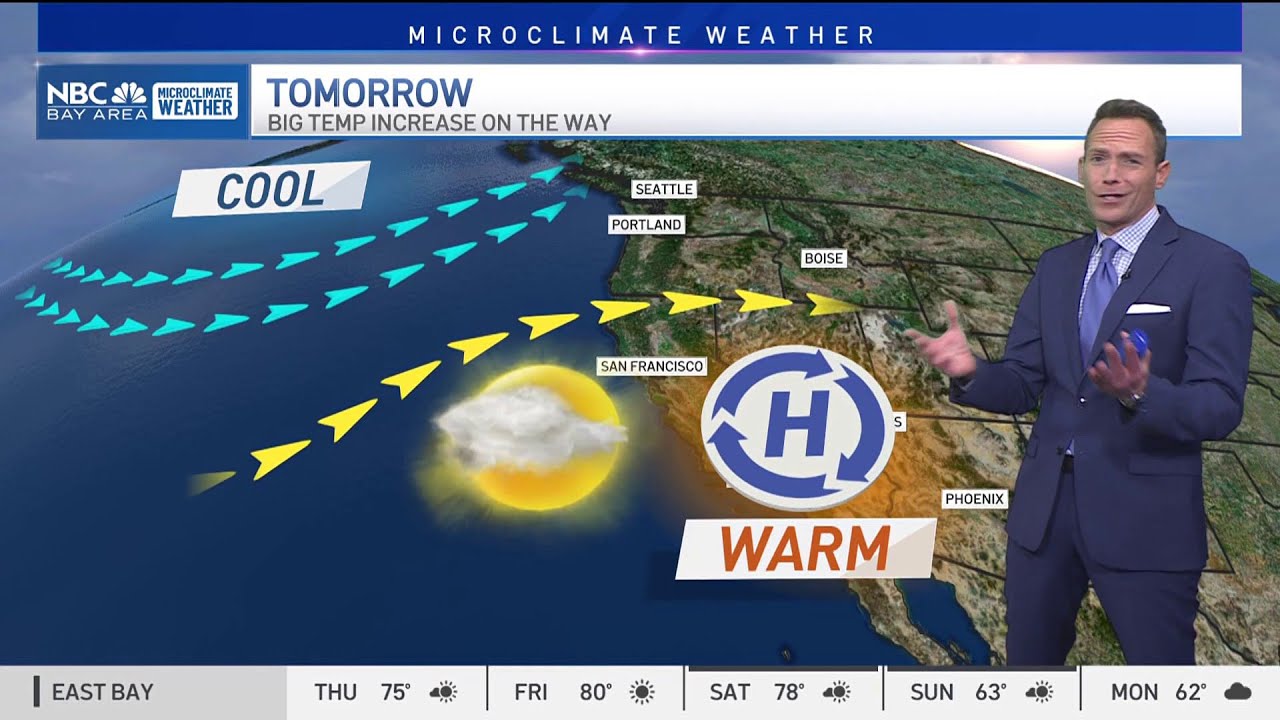 Bay Area Forecast: Heating up as 80s set to return - YouTube