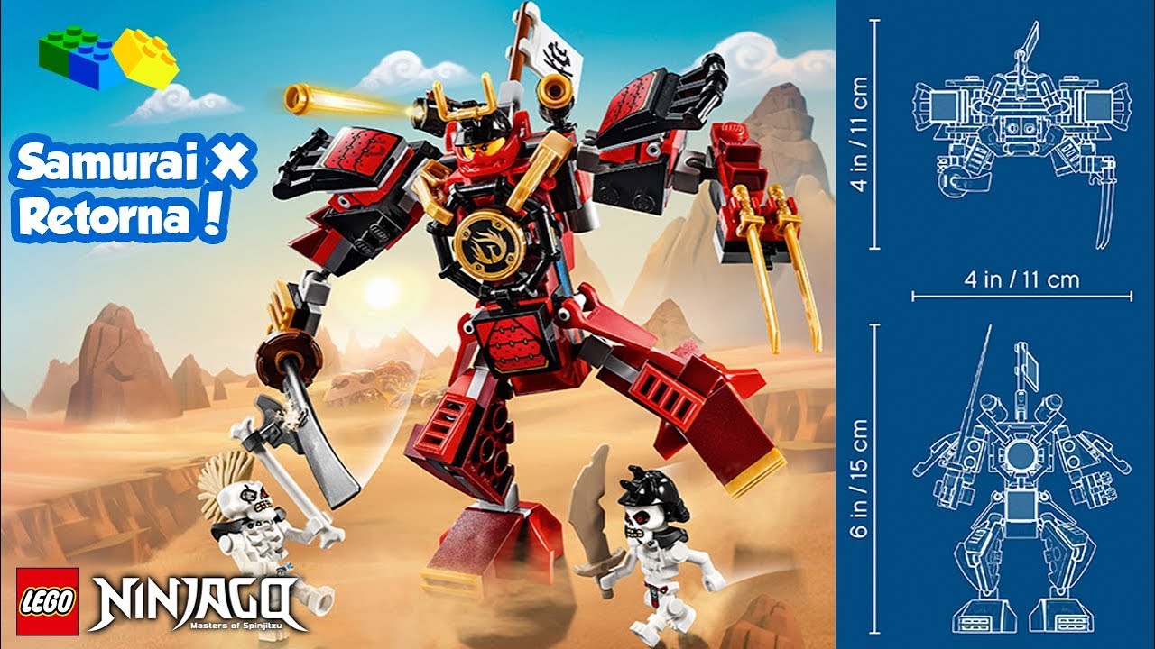 LEGO Ninjago Legacy Robô Samurai - 70665 - Unboxing & Review BR