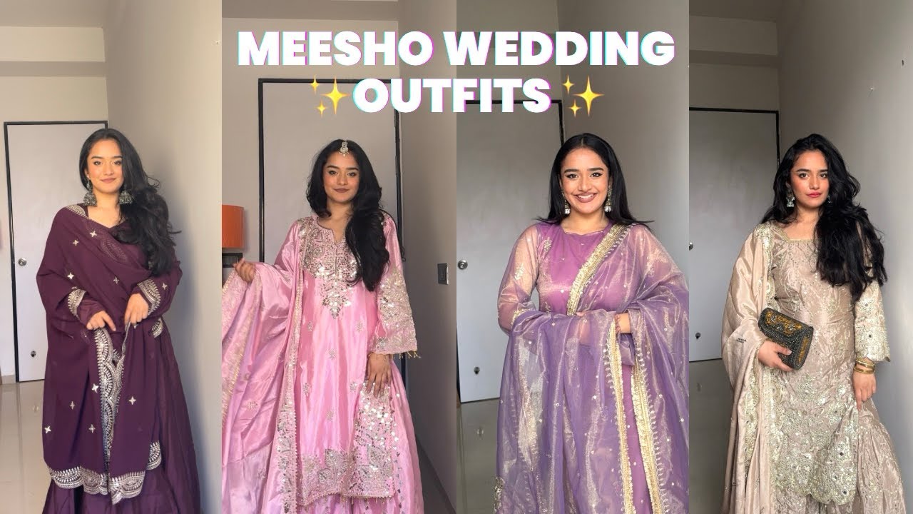 Huge Meesho Haul | Heavy Suits for Wedding ✨ #meesho #meeshohaul #outfits #ethnic #ethnic wear