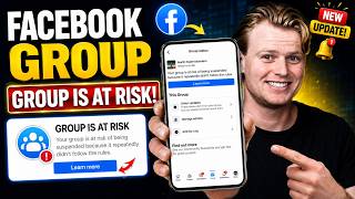 Facebook Group at Risk of Being Suspended in 2026 | How to Fix “Group Is at Risk” Fast!