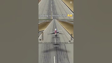 infinite flight vs rfs landing #rfs #infiniteflight #aviation #games #avgeek #funny