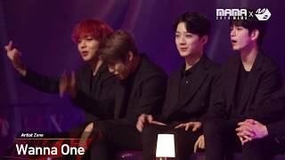 181212 WANNA ONE REACTS to MONSTA X 'Performance' [WANNA ONE REACTION] @2018 MAMA in JAPAN