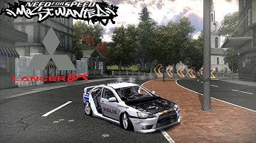 Mitsubishi Lancer EX | NFS Most Wanted 2005 | Level 3 Cop Lancer |  Remastered Graphics |