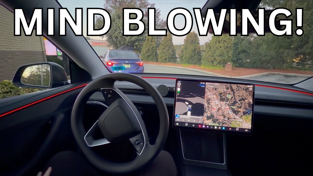 Tesla FSD V14.1 только что самостоятельно провезла меня через автокафе McDonald’s.