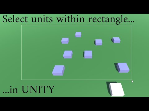 How to select units within a rectangle in Unity (link to source code and tutorial in description)