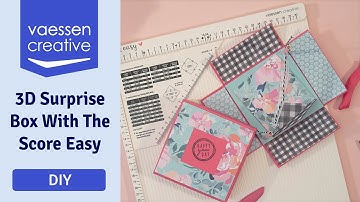 DIY: 3D Surprise Box with the Score Easy (cm)