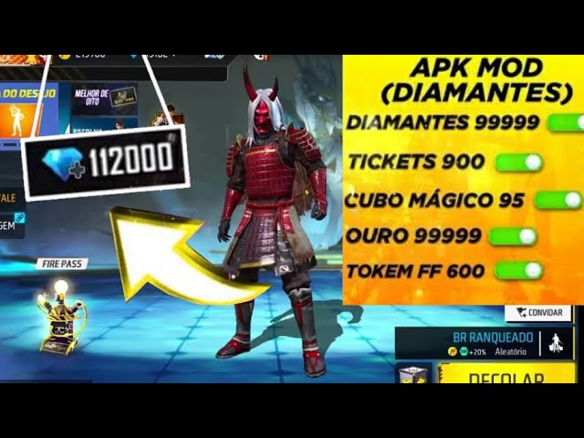 Atualizado *APK🤩 MOD* menu 900mil diamantes infinitos no free