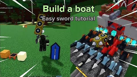 Roblox Build a Boat Sword Tutorial | Roblox Build a boat Custom sword tutorial | #roblox
