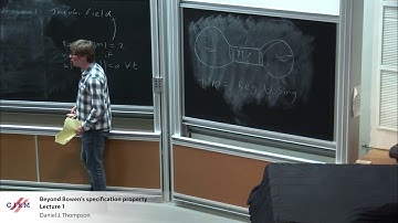 Daniel J. Thompson: Beyond Bowen’s specification property - lecture 1