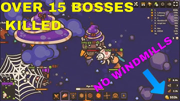 Taming.io OVER 500K GOLD/SCORE WITHOUT WINDMILLS (OVER 15 BOSSES KILLED)  #TamingIo #ProRaids