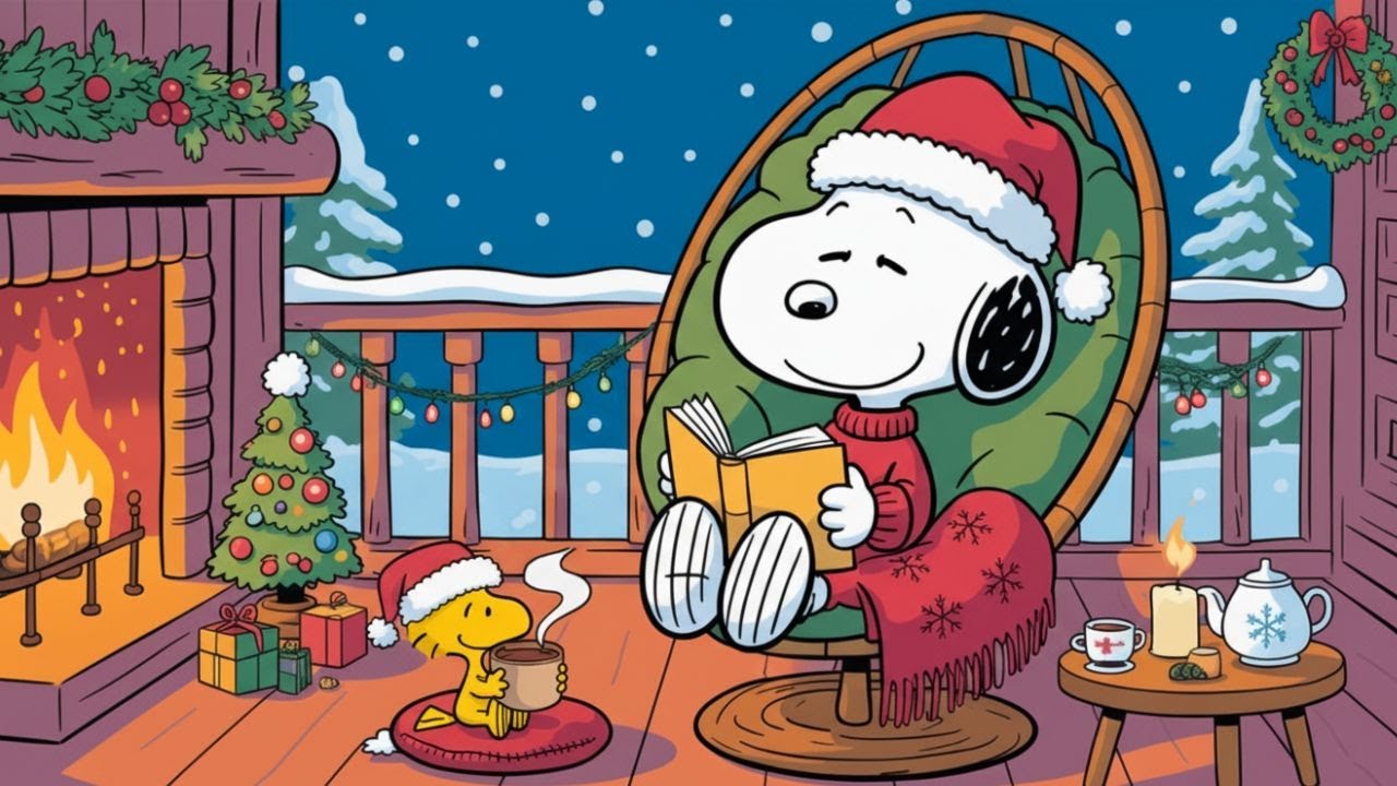 Winter Jazz Ambience with Cozy Fireplace Crackling to Put You in Better Mood