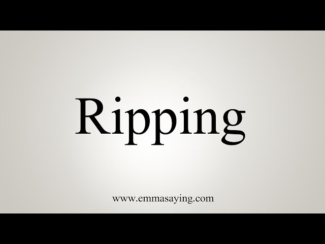Getting Ripped Words Ripped Meaning And Pronunciation Youtube Viral Video | Social Media