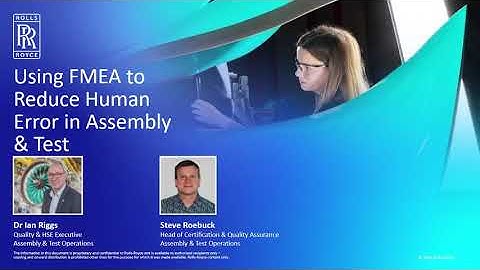 AESQ Derby Supplier Forum - February 23, 2023 FMEA To Reduce Human Error
