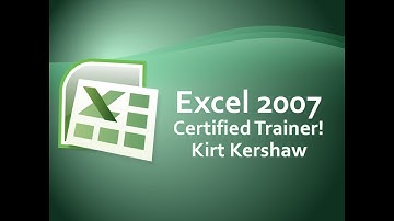 Excel 2007: Create A Named Cell,  Named Range