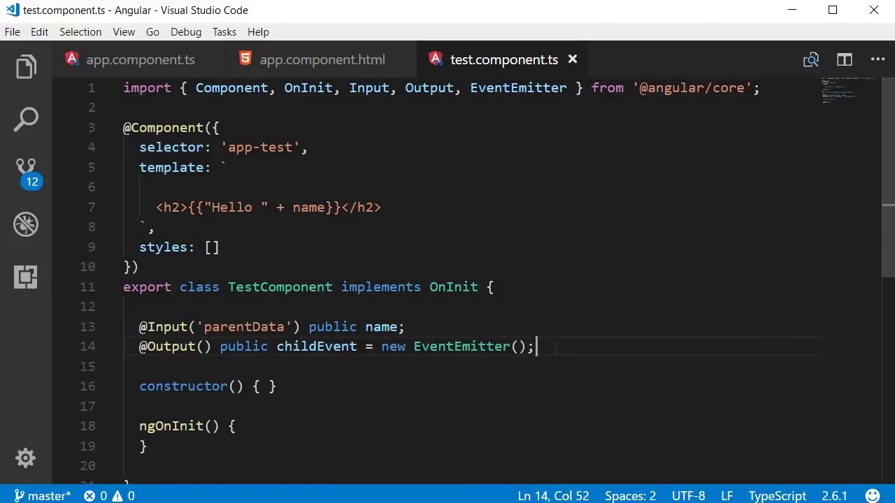 Angular 6 Tutorial 15 Component Interaction - YouTube