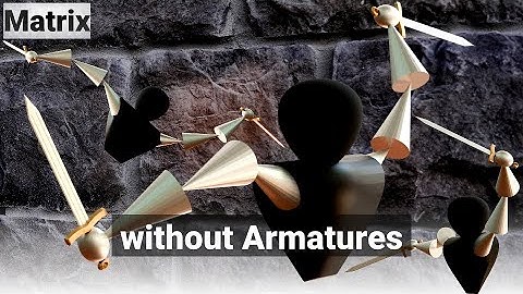 Matrix (Blender Addon) – Sword Fight without Armatures Advanced/Multiple Labs (Geometry Nodes/Node)