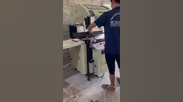 Máy cắt nhôm 1 đầu mâm xoay tự động đẩy dưới lên lưỡi cắt 500