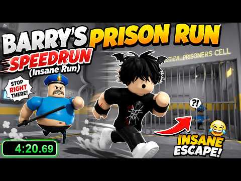 Barry’s Prison Run SPEEDRUN (Insane Run)