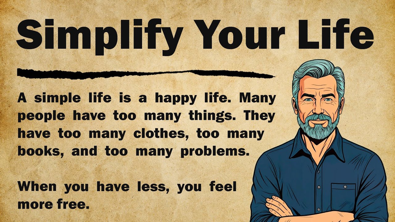 Упростите свою жизнь || Адаптированная книга для чтения || История на английском языке для достиж...