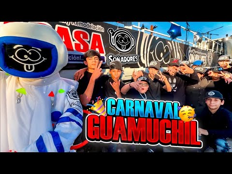 SORPRESA Y DIVERSIÓN EN EL CARNAVAL DE GUAMUCHIL CON SOÑADORES 🎉🕺🏻🧑🚀 / Grillo La Duda