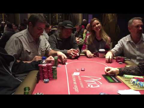 ALL IN Hand at ARIA casino Vegas Poker Cash Game!