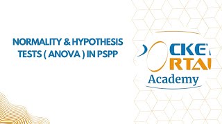 Normality & Hypothesis Tests  Anova  in PSPP
