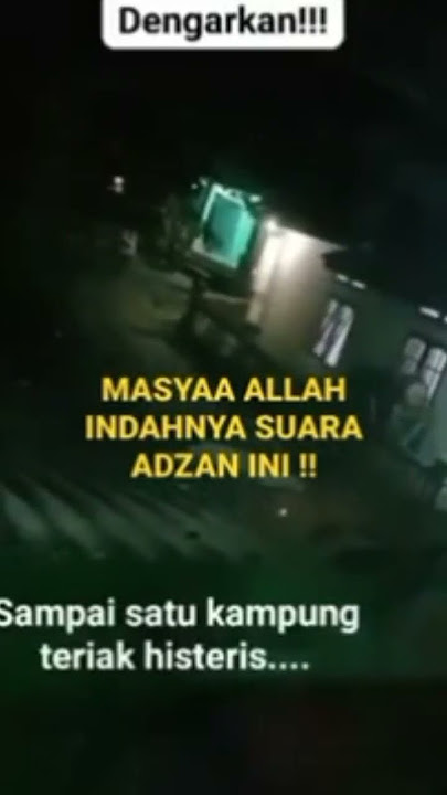 adzan viral suara merdu panjang bikin nangis