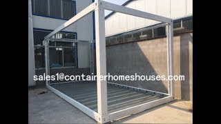 prefab flat pack mobile modular iso shipping container frames installation
