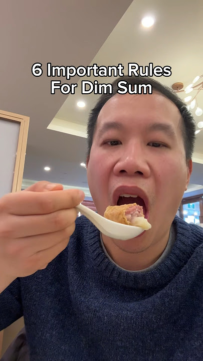 Dim Sum Etiquette 101