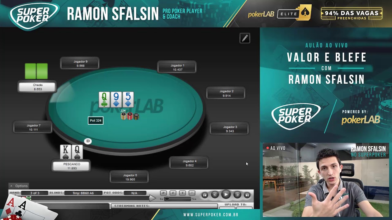 SuperPoker Live Class com Ramon Sfalsin by PokerLAB Elite 2017