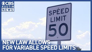 Texas law enables TxDOT to adjust speed limits in real time