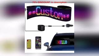 A must-have product! 23.4in Car Devil Eyes Light Led Soft Screen DIY Colorful Car Windshield Dynam screenshot 4