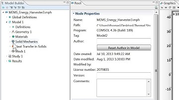 COMSOL Example: MEMS Energy Harvester