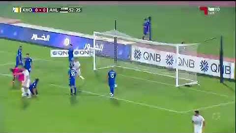 اهداف مباراة الاهلي و الخور اليوم 2-2