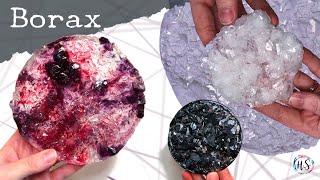 Borax Crystals! Silicone Druzy Mold Making For Resin  How To Make Huge DIY Crystals  Part 2